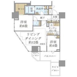 Brillia Tower 池袋 Westの物件間取画像